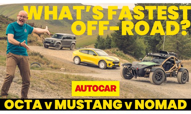 WATCH: مدافع Octa V Ariel Nomad v Mustang Mach-E Rally-سریعترین جاده چیست؟